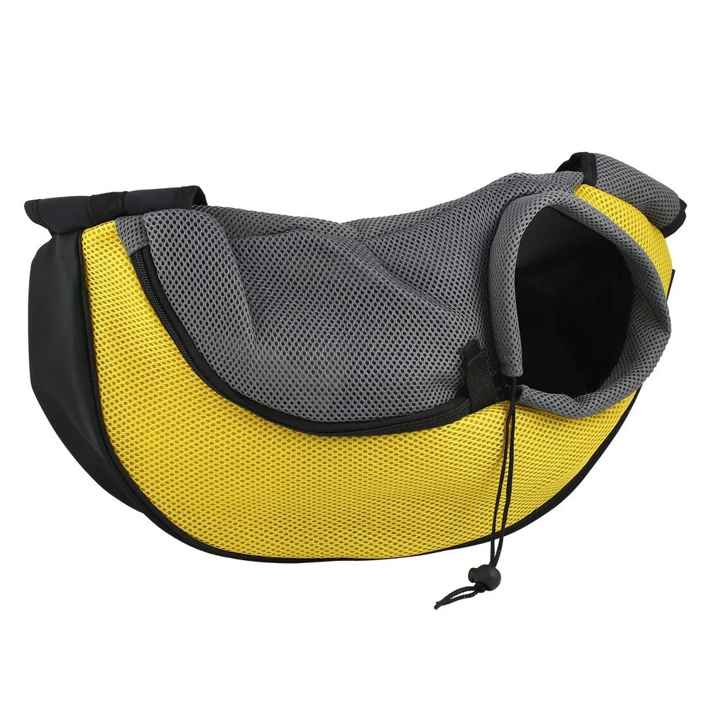 Pet Carrier Cat Puppy Small Animal Dog Carrier Sling Front Mesh Travel Tote Shoulder Bag Backpack Pet Silicone Bowl Optional SL