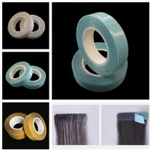 Размеры 0,8/1/2 см x 300 см синий/белый специальный профессиональный рулона сильного двусторонняя клейкая лента для наращивания волос