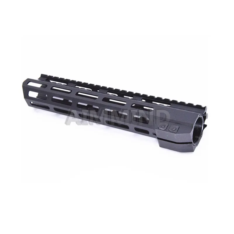 10 &quotAR15 Free Float keymod M LOK mlok Handguard Picatinny Rail тонкий стиль со стальной бочковой гайкой для