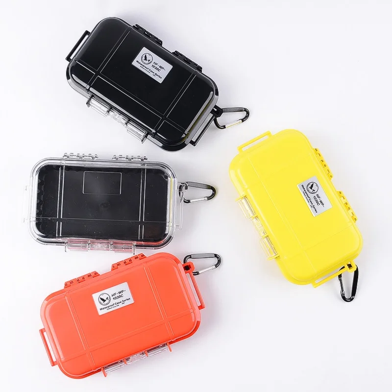 

Waterproof Shockproof Boxes Survival Airtight Case Holder For Storage Matches Small Tools EDC Travel Sealed Containers Outdoor