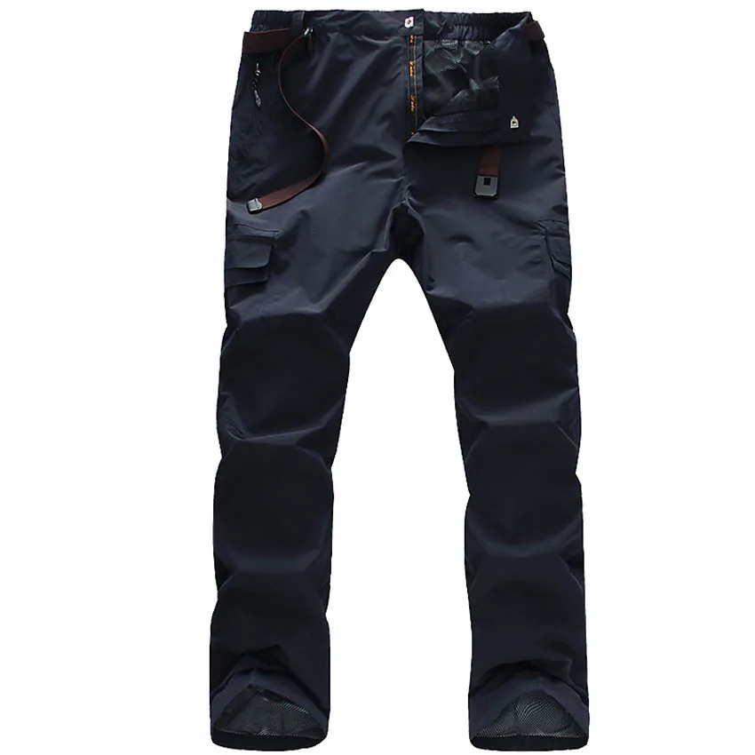 Mountainskin respirables del verano de los nuevos hombres pantalones de secado rápido al aire libre deporte malla forro escalada senderismo Trekking pantalones masculinos MA120 Mountainskin respirables del verano de los nuevos hombres pantalones de secado rápido al aire libre deporte malla forro escalada senderismo Trekking pantalones masculinos MA120
