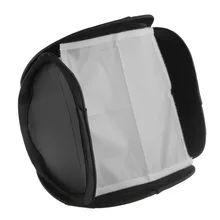 Venta caliente 23 cm x 23 cm Universal portátil Flash de la cámara softbox difusor f 580EX 430EX 600EX para Canon Nikon Pentax Flash Yongnuo