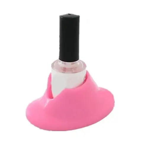 

1Pc Nail Art Manicure Silicone Nail Polish Slanted Holder Bottle Rack Tool Nails Accessories Nail Tool