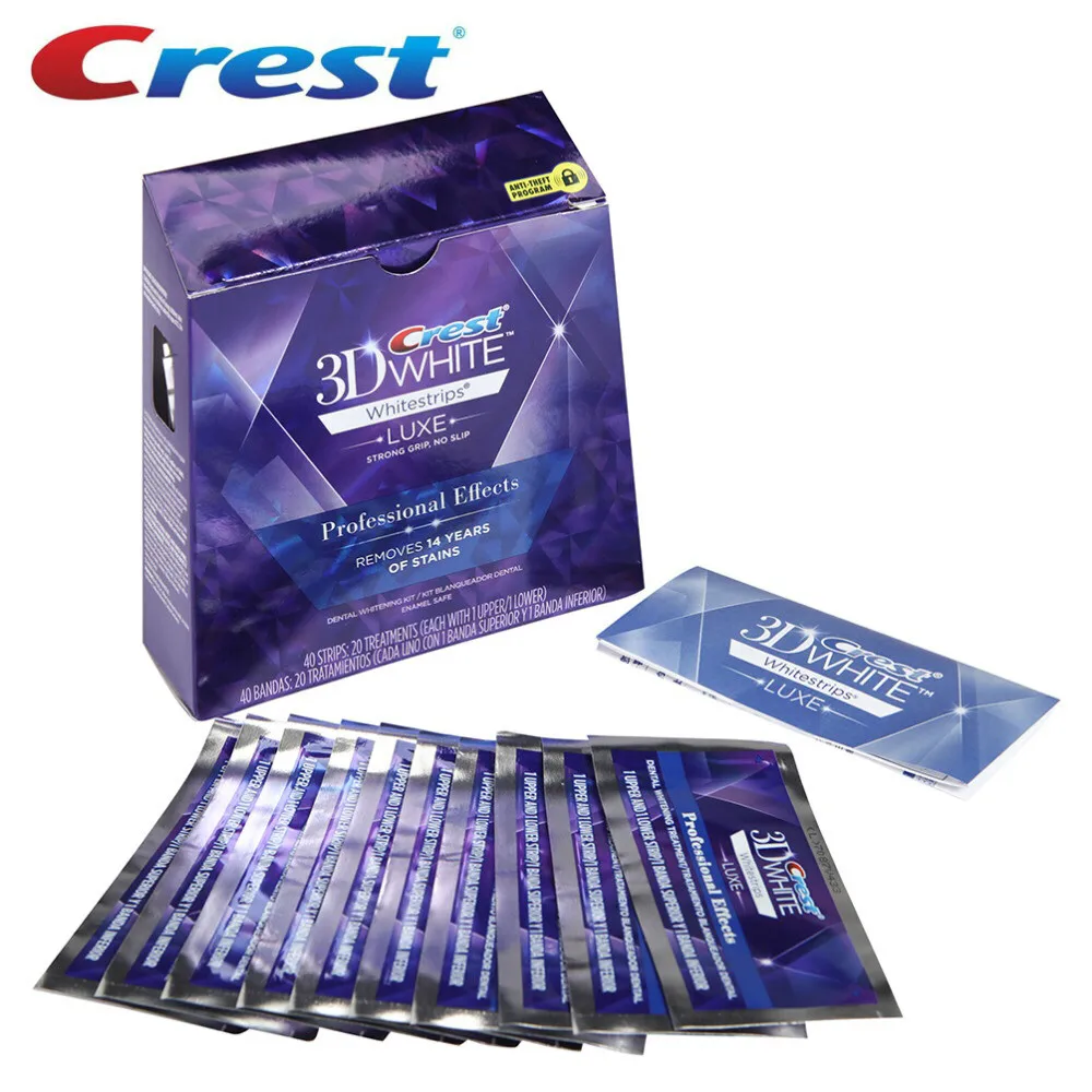 

Crest Whitestrips Luxe Professional Effects Oral Hygiene Whitening Teeth Dental Care / 5/10/20 Treatment 3D White Strips