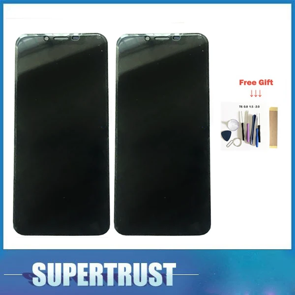 Kopen 5.85 Inch Voor DEXP AS160 ALS 160 GL255 Lcd scherm Met Touch Screen Sensor Glas Digitizer Vergadering Zwarte Kleur Met gereedschap Tape