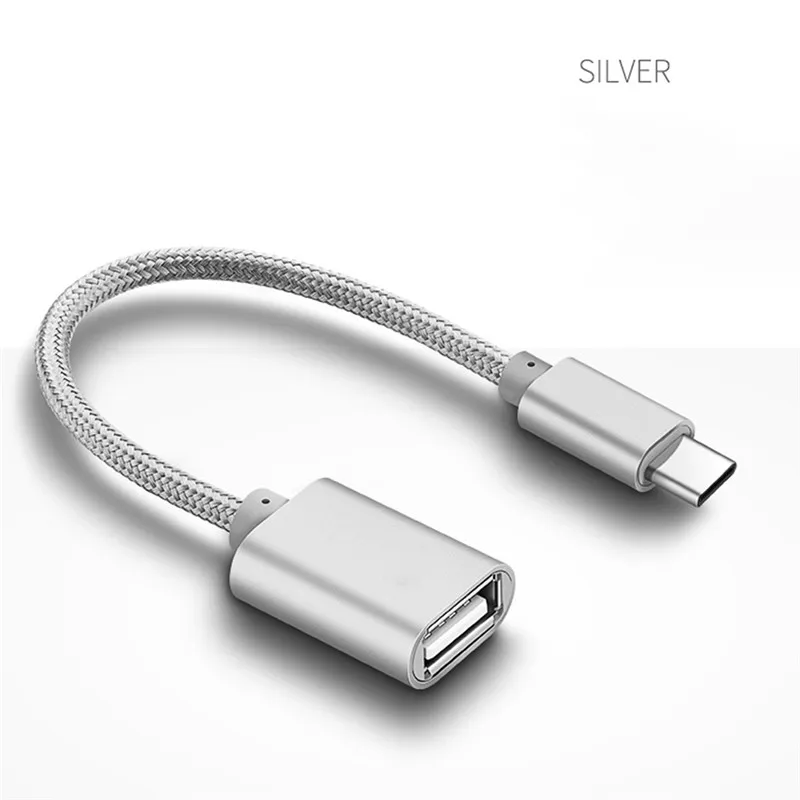 USB C адаптер OTG кабель type C к USB 2,0 OTG type-C адаптер для samsung HUAWEI Xiaomi MacBook USBC OTG