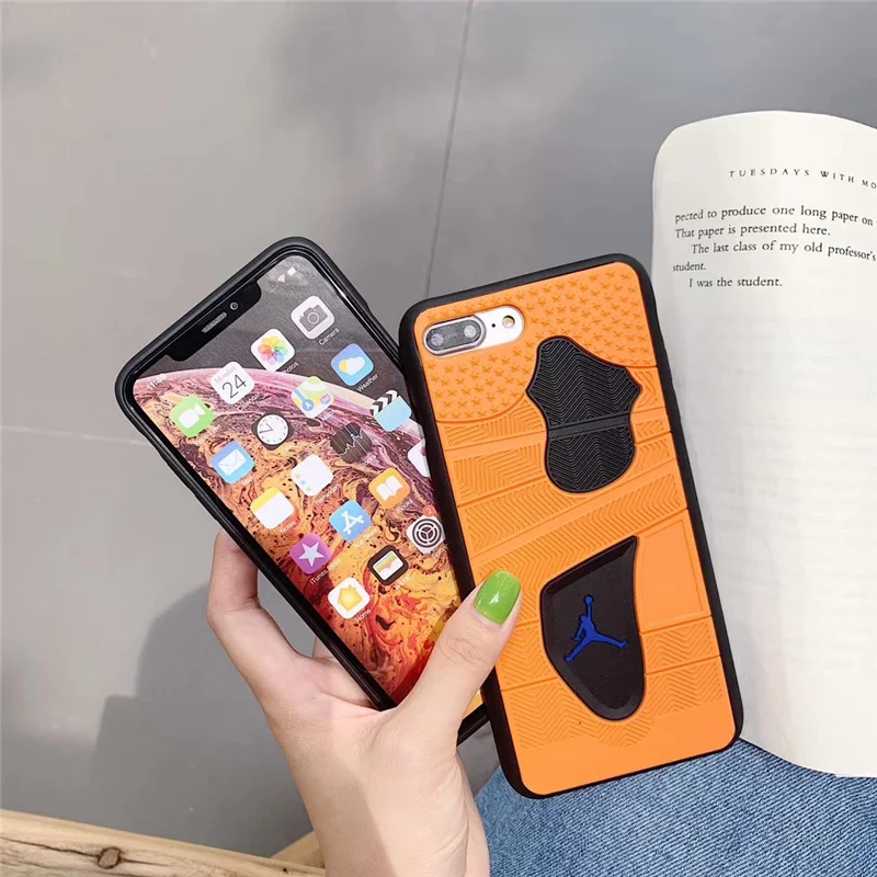 Новый Повседневный красный 3D спортивный чехол для iphone xs max xr x 7 8plus Роскошный