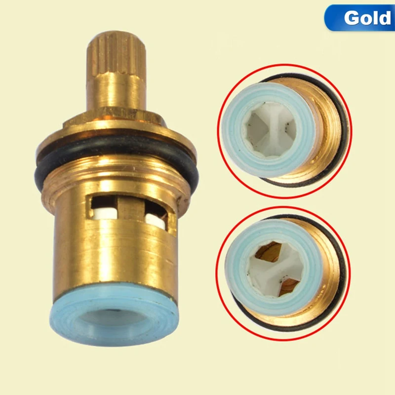 

High Standard Ceramic Disc Faucet Cartridge Spout Brass Replacement Water Mixer Tap Inner Valve Core Quarter Turn Best Price