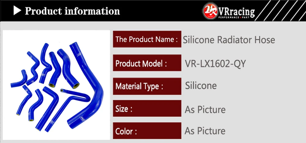 Очки виртуальной реальности VR гоночный- 10 шт. синий комплект силиконовых шлангов радиатора для Nissan Сильвия 200SX 240SX S13 S14 S15 SR20DET VR-LX1602C-QY