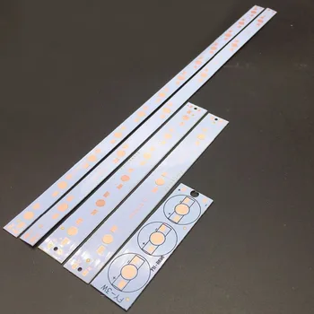 

3W 6W 12W Aluminium PCB Circuit Board for 3PCS 6PCS 12PCS 1w,3w,5w LED in Series DIY