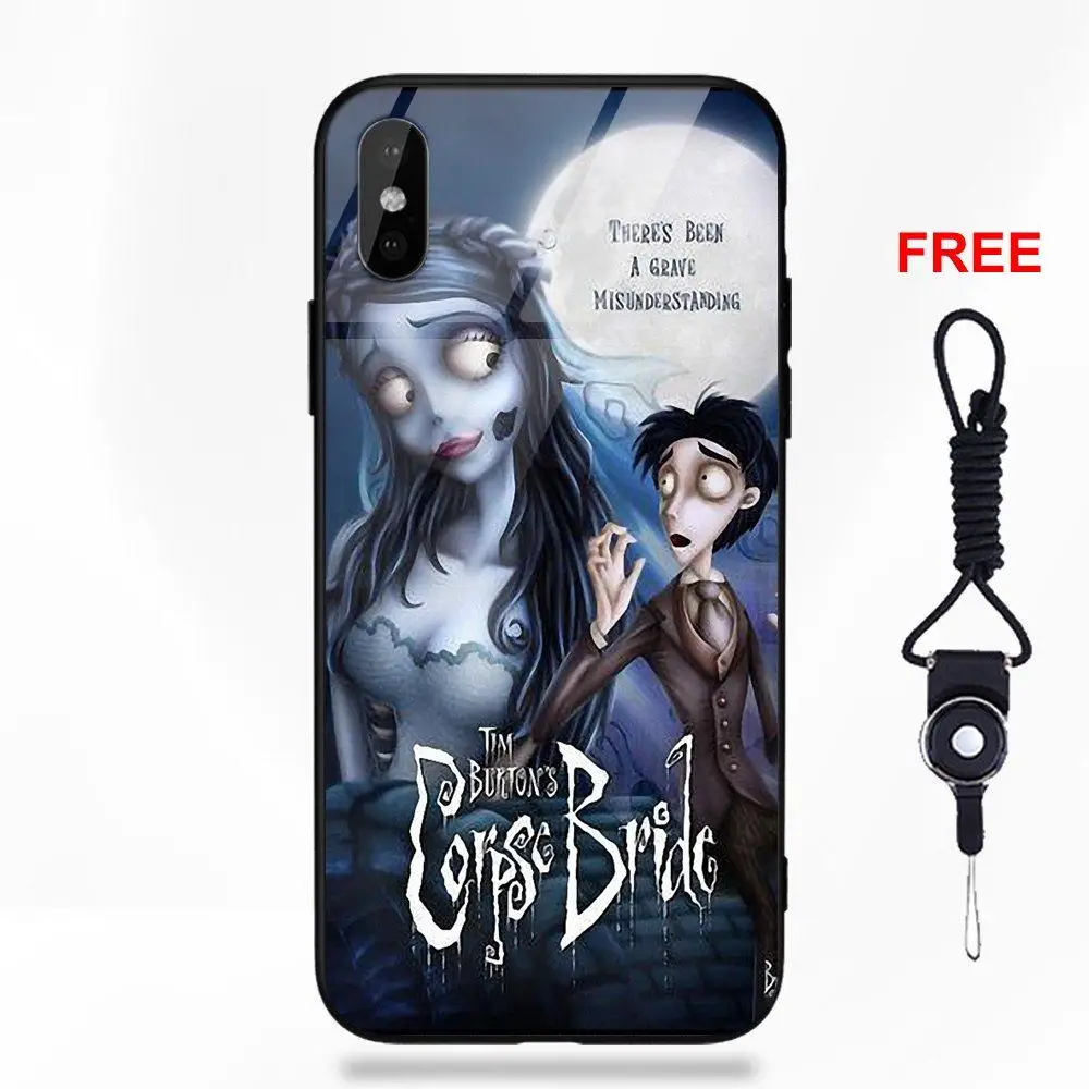 Труп невесты для Apple IPhone X XS Max XR 5 5C 5S SE 6 S 7 8 Plus арт Diy роскошные мягкие ТПУ оправа
