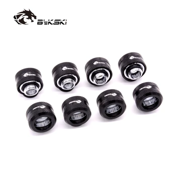 

Bykski 8pcs/lot Water Cooling Fitting OD12mm 14mm 16mm Hard Tube Fitting G1/4'' Computer Accesspries Fitting use for Rigid Tube