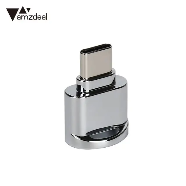 Best Offers amzdeal Type-C TF Card Reader Adapter For Tablet Laptop Computer Super High Speed Data Best Offers amzdeal Type-C TF Card Reader Adapter For Tablet Laptop Computer Super High Speed Data