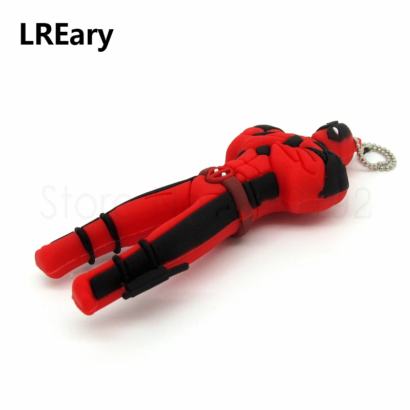 Новый мультфильм X Мужской Дэдпул usb флэш накопитель мутанты Анти герой Ручка