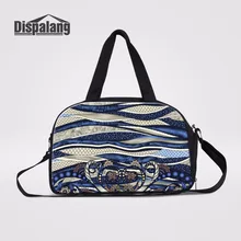 Dispalang брендовый дизайн Женская дорожная сумка вещевой мешок Ночная сумка с Сумка для обуви полосатая дорожная сумка для переноски багажа сумки