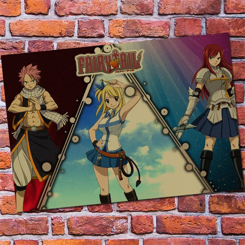 Three Fairy Tail Poster Wall