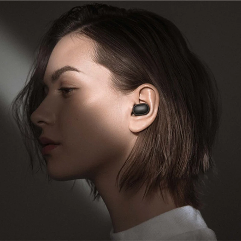 Xiaomi AirDots Basic In Ear Bluetooth 5 0 наушники с зарядным устройством беспроводные бас стерео