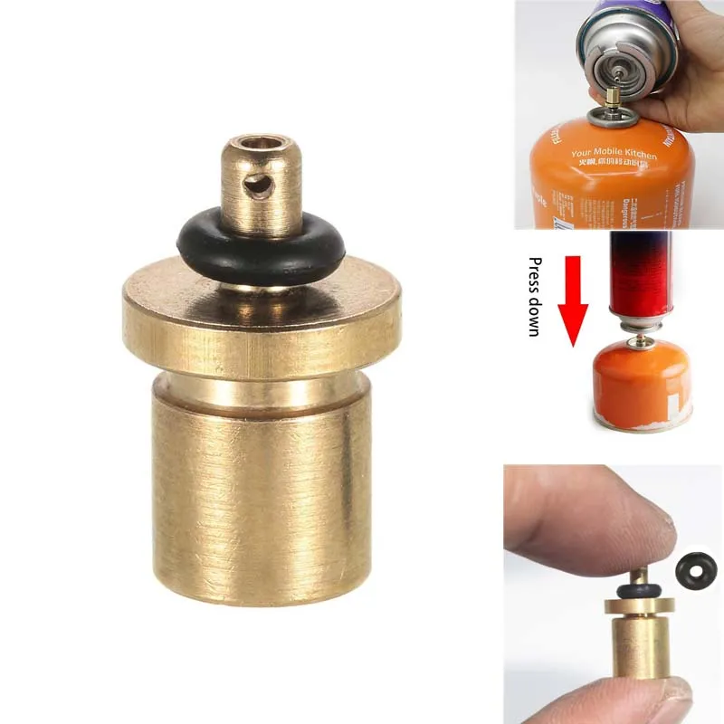 

Outdoor Camping Stove Gas Refill Adapter for Camping Stove Gas Cylinder Gas Tank Gas Accessories Hiking Inflate Butane Canister