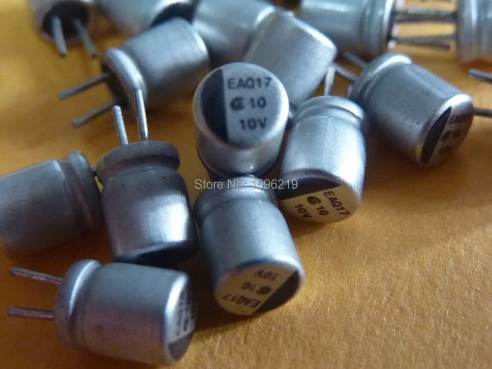 100pcs 10uF 10V Taiwan APAQ AREA Series 4x5mm Super Low ESR Original
