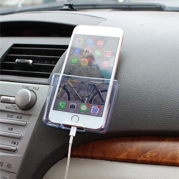 

Car Auto Storage Case Box Cell Phone Charger Cradle Holder Pocket Bag Organizer