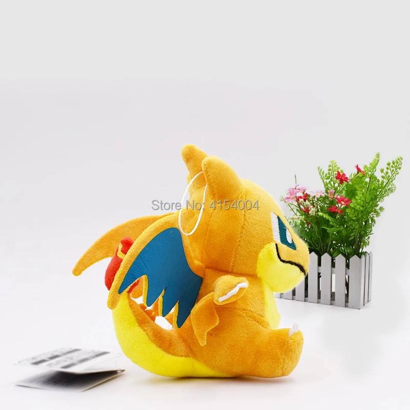 4 стиля Q версия Mega Charizard X& Y Mega Charizard Y Mega Evolution чучела животных Peluche плюшевые качественные игрушки для детей