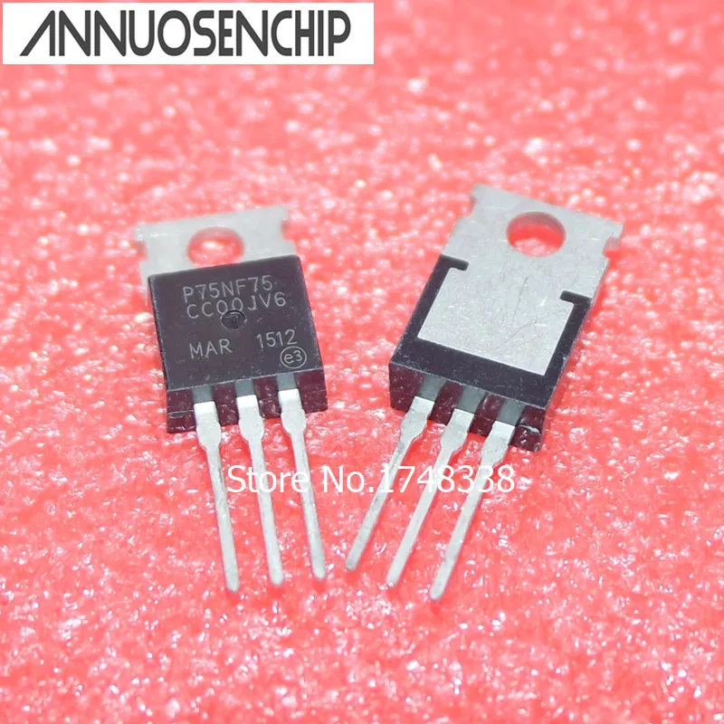 

10PCS STP55NF06L STP80NF70 STP75NF75 STP60NF06 STP16NF06 TO-220 new and original P55NF06L 80NF70 P75NF75 P60NF06 P16NF06 75NF75