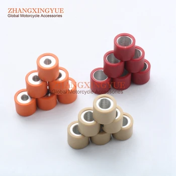 

6PC Variator Rollers Roller Weights 19 x 17mm 5g 7g 9g for PIAGGIO 125 Hexagon Liberty Skipper Vespa Lx125 150 Liberty X8 X9