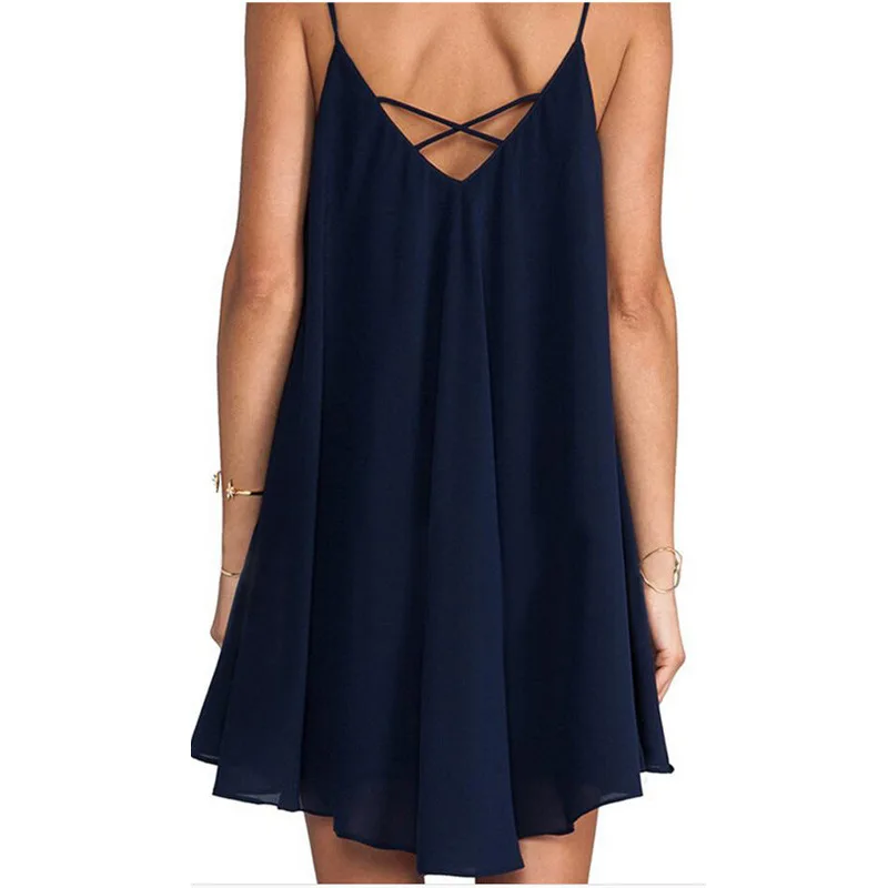 navy blue Sleeveless Night Dress For Girls | Sexy Nighty For Women | Night Dress