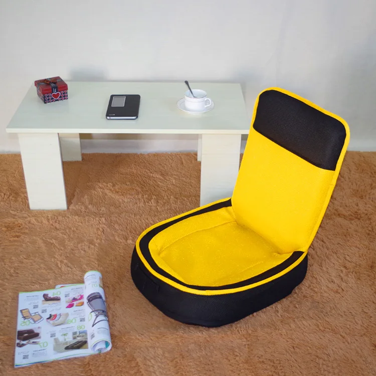 A,Chaise Lounge Chair Living Room Furniture Floor Seating Adjustable Foldable Upholstered outdoor Folding Lazy Lounger Sofa Bed