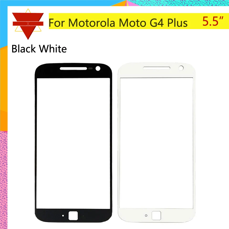 10 шт./комплект переднее стекло для ЖК экрана Motorola Moto G4 Plus XT1640 XT1642 XT1644|Сенсорные