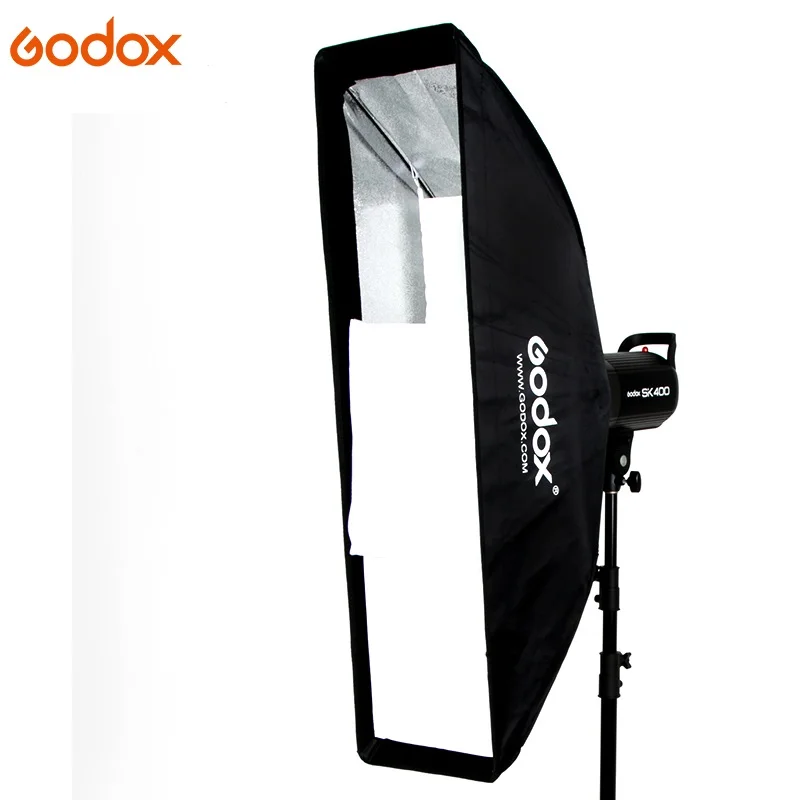 2 шт. Godox " x 35" 22x90 см сотовый софтбокс с решеткой для фото строб студия Flash софтбокс Bowens Mount