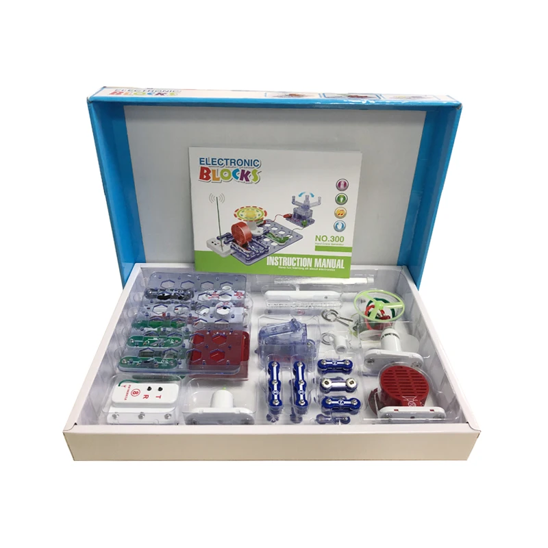 Beste 2019 Elektronische Blok Circuit Science Educatief Geïntegreerde Bouwstenen Kit Creative Toy Natuurkunde Ontwikkeling Speelgoed