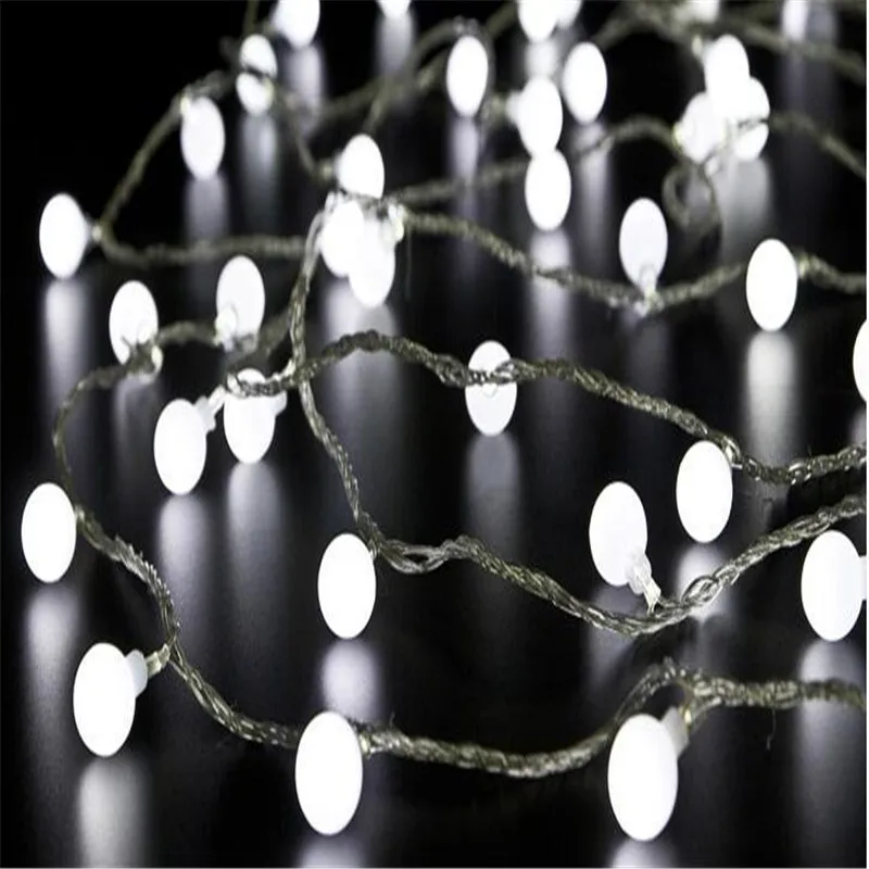 4M 20 Led Festoon Christmas Tree Garland String Xmas Decoration Ball Led Curtain Navidad Curtain Fairy Lights Holiday
