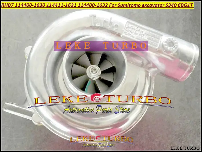 RHB7 114400-1630 114411-1631 114400-1632 Turbo Turbocharger For Sumitomo excavator S340 6BG1T (2)