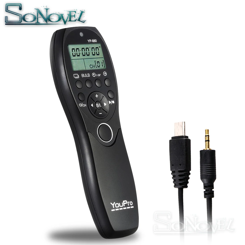 

YP-880/S2 Timer Remote Control For Sony A9 A99 II A7 II A7 A7R A7S A7SII A7RII A7M2 A6500 A6300 A6000 A5100 A5000 A3000 RM-VPR1