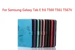 Печатные серии из искусственной кожи чехол для Samsung Galaxy Tab E 9,6 T560 T561 T567V защитный чехол для Galaxy Tab E 9,6 + подставка для ручек