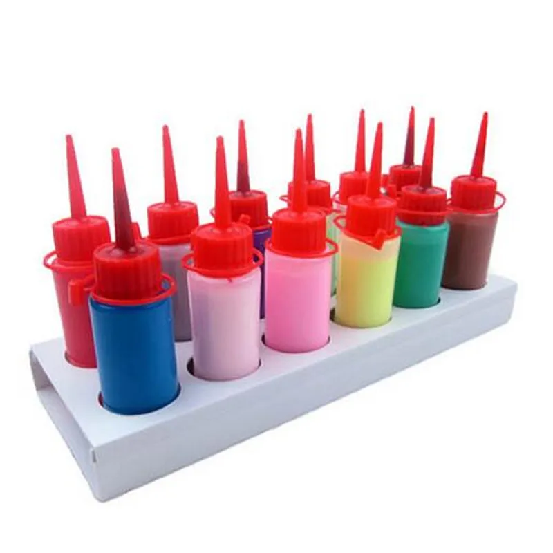 

Plastic Squeeze Bottle Beak Bottles Dropper Makeup Bottle Transparent Empty Paint Bottles Painting Sand Glue Refill 60ml