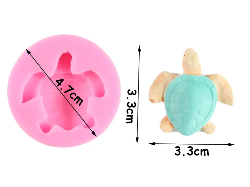 Форма морской черепахи, силиконовая форма для тортов, фондана, сделай сам, силиконовая форма для украшения черепахи, форма для конфет, шоколада, клейкого мыла, полимерная глина