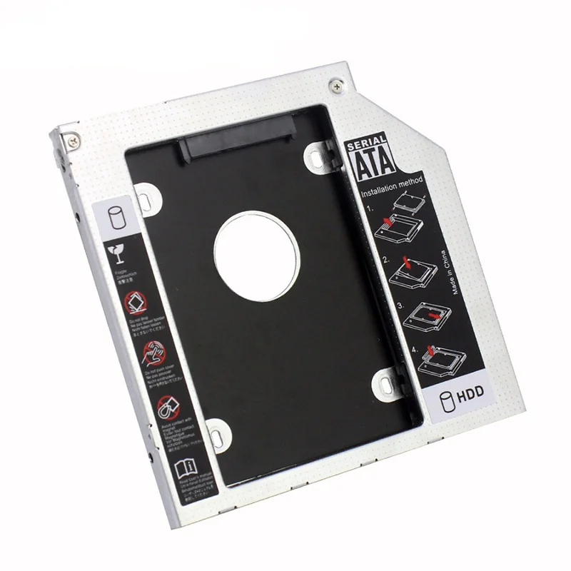  INGELON 12.7mm SATA 3.0 Interface Hard Drive Bracket SSD Adapter Optibay HDD Caddy DVD CD-ROM Enclo