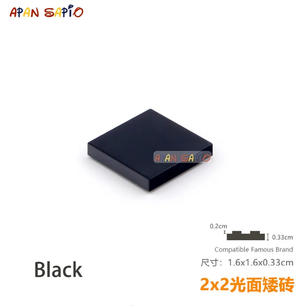 50 개/몫 DIY 블록 빌딩 벽돌 부드러운 2X2 교육 조립 건설 장난감 어린이 크기 브랜드와 호환 가능