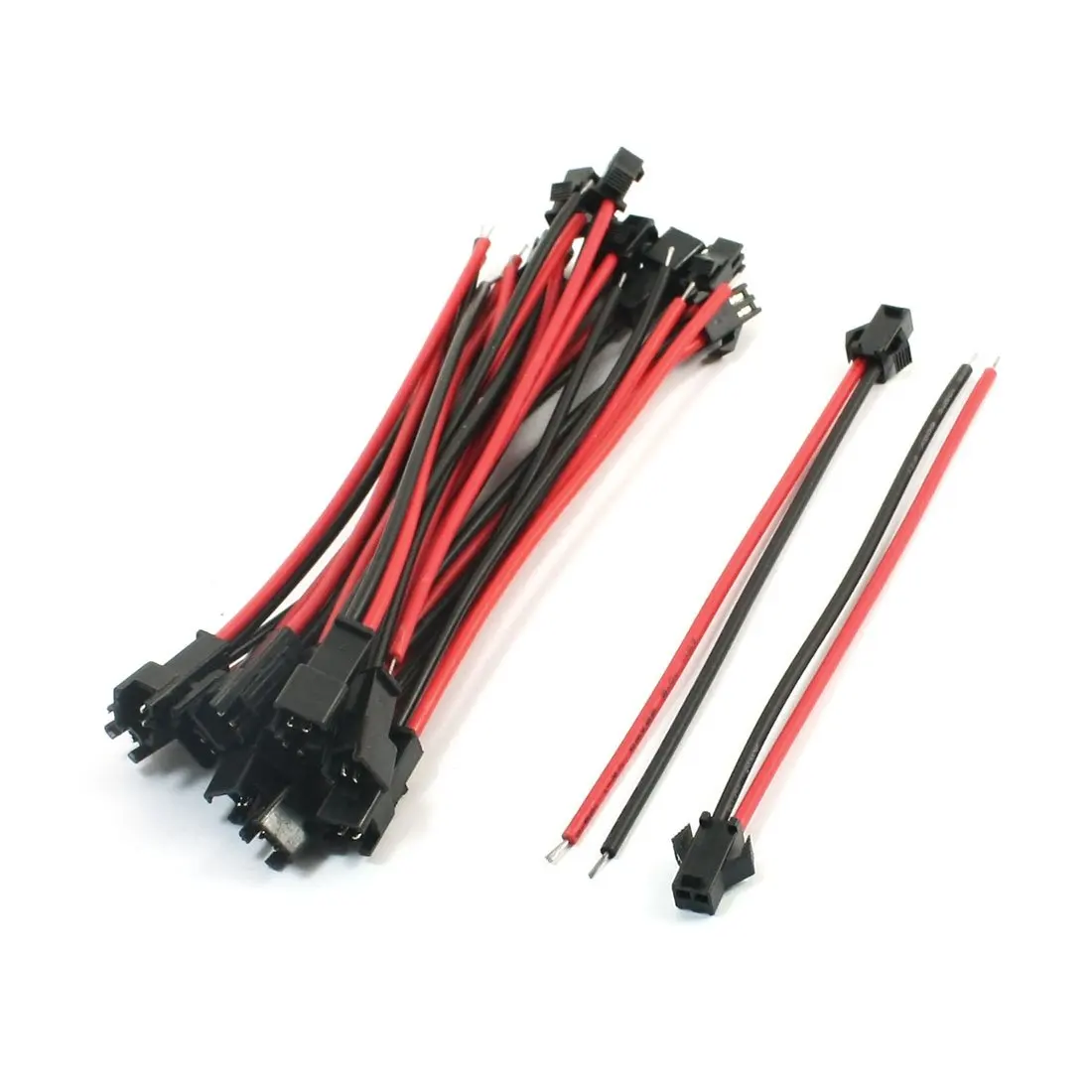 

SZS Hot 10Pairs 15cm Long JST SM 2Pins Plug Male to Female Wire Connector