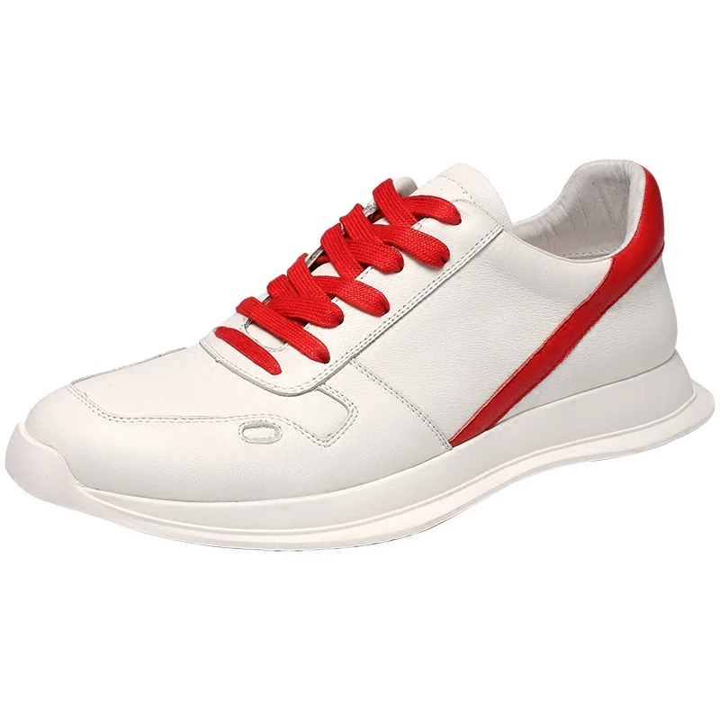 

spring and autumn summer men's Genuine Leather shoes flat leisure shoes men British retro all-match cowhide breathable sneaker