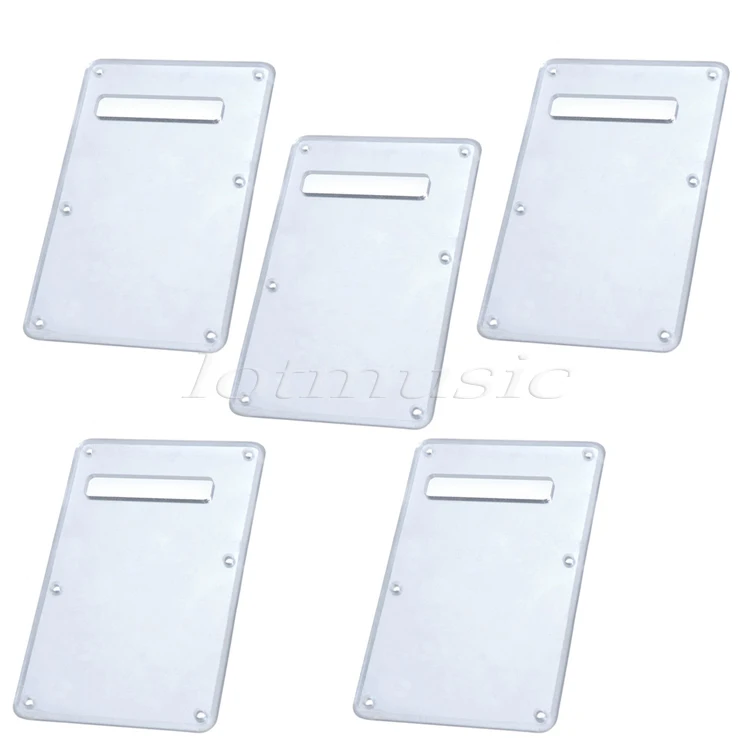 

5Pcs PVC Mirror Back Plate Tremolo Cavity Cover for Fender Guitar Replacement