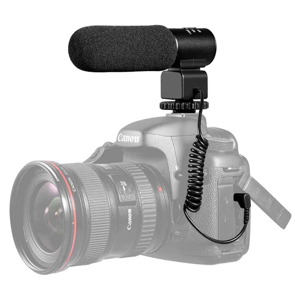 

K&F Concept Shotgun Microphone Professional Interview Mic Recording for Nikon Canon DSLR Camera (Need 3.5mm Interface)
