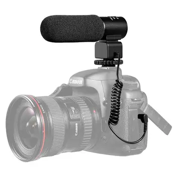 

K&F Concept Shotgun Microphone Professional Interview Mic Recording for Nikon Canon DSLR Camera (Need 3.5mm Interface)