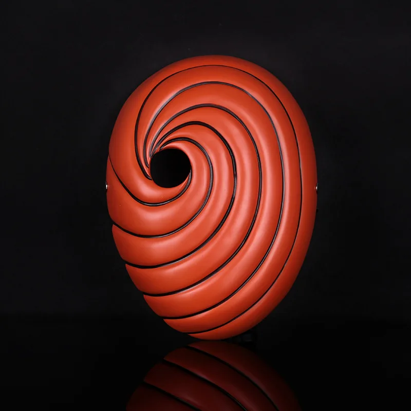 Маска для косплея Tobi Obito Naruto маска Akatsuki Маскарадная из смолы полного лица