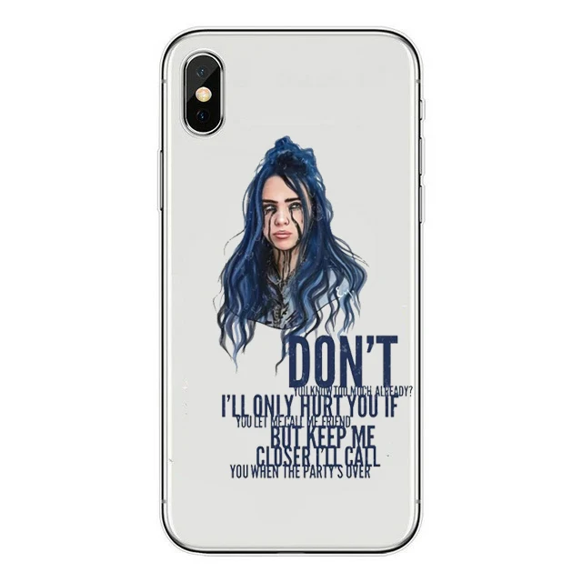 Прекрасный Billie Eilish Khalid Жесткий pc Пластиковый чехол для телефона чехол для iPhone 6 6S 7 8 Plus 5 5S SE X XS MAX XR силиконовый чехол