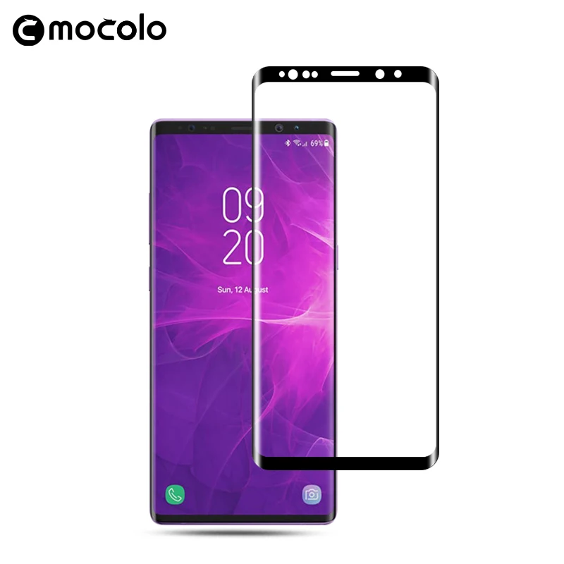 Mocolo 3D Curved Glass For Samsung Galaxy Note 9 Full Cover Tempered Glass Screen Protector Film For Samsung Note 9 Note9 Glass