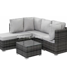 Новое поступление Всепогодная садовая мебель официальный диван Плетеный Классический комплект мягкой мебели для продажи