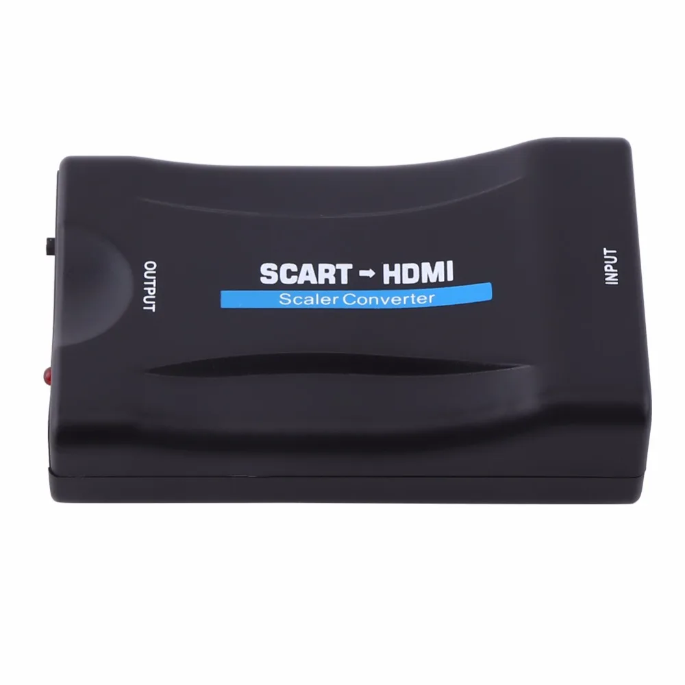  1080 P SCART Al Convertitore di HDMI Video Audio Adattatore di Segnale HD Con Adattatore di Ricaric